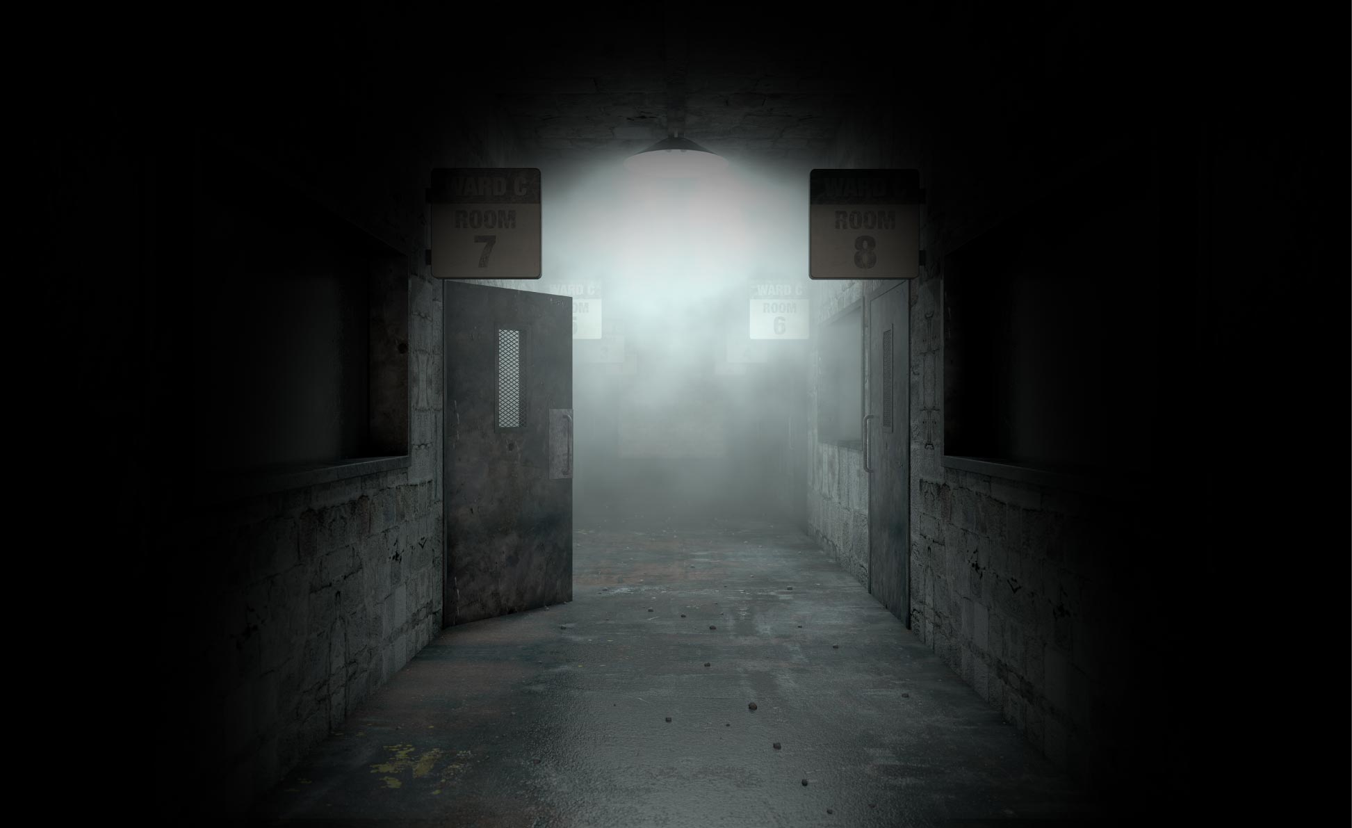 Atrophy asylum 2024. Dark Asylum. Dark Asylum Corridor.