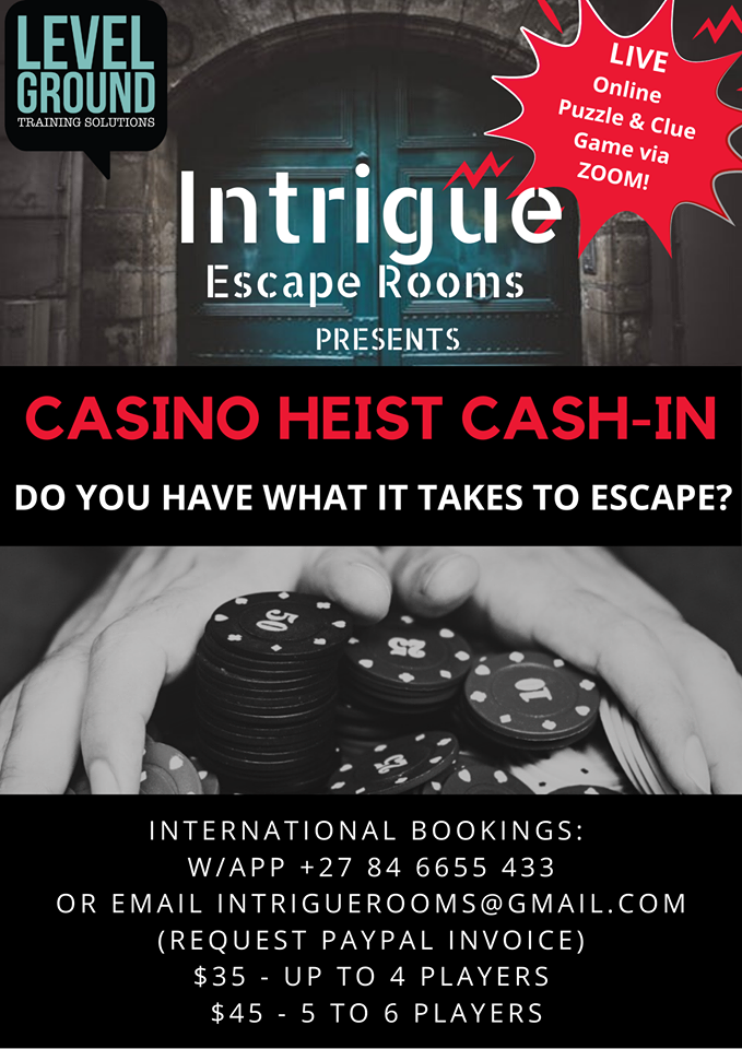 escape room video game casino